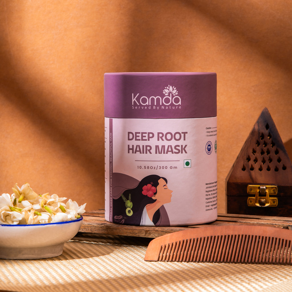 Kamda Deep Root Hair Mask (Pure Herbal Blend for Hair Strength & Growth)