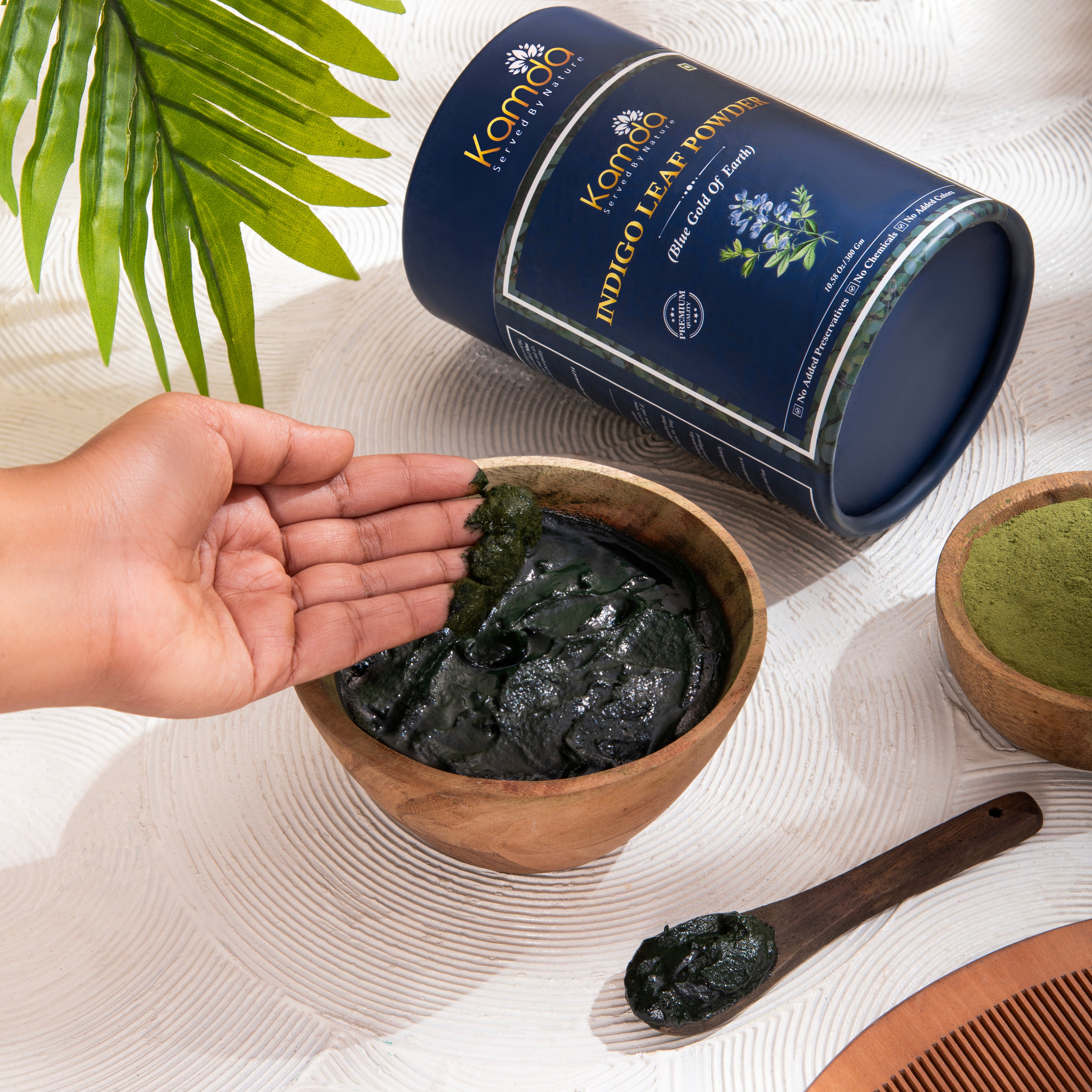 Kamda Indigo Powder (Natural Black Hair Coloring Grade)