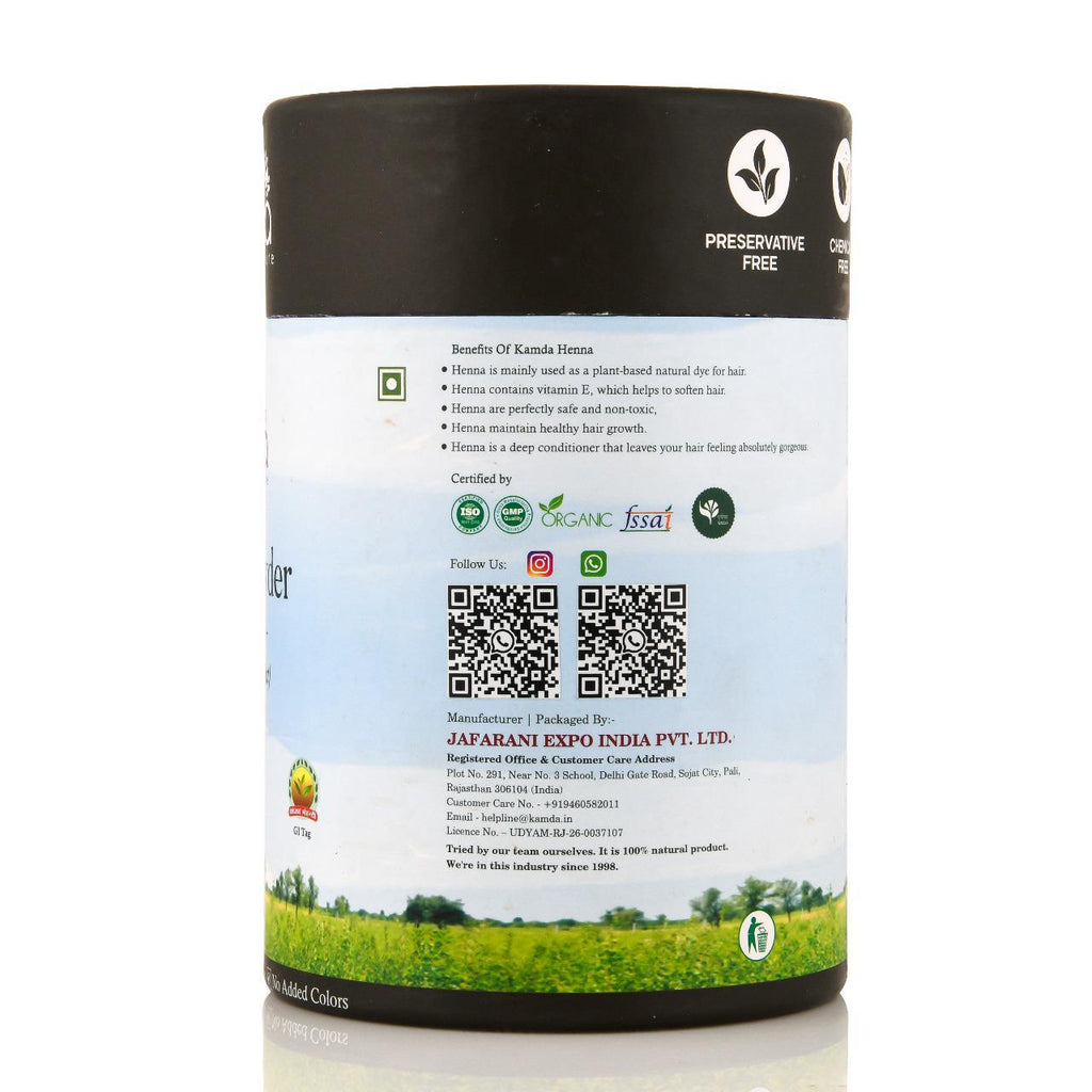 Kamda Henna Powder (Hair Coloring Grade)